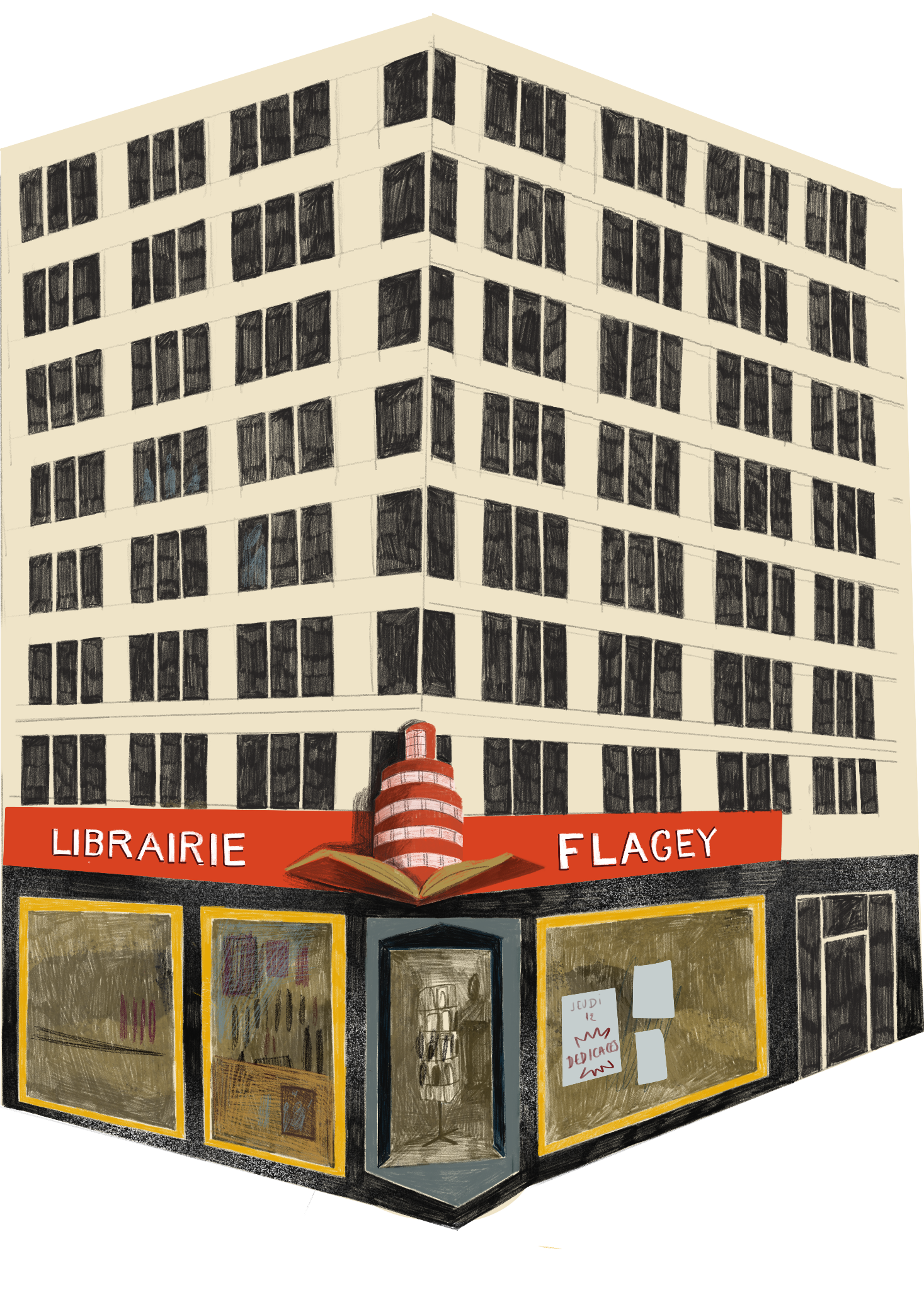 Librairie Flagey  -  Ixelles Bruxelles