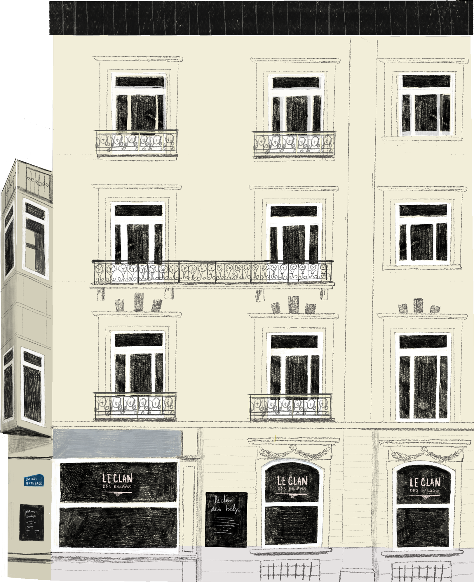 Le Clan des Belges  -  Ixelles Bruxelles
