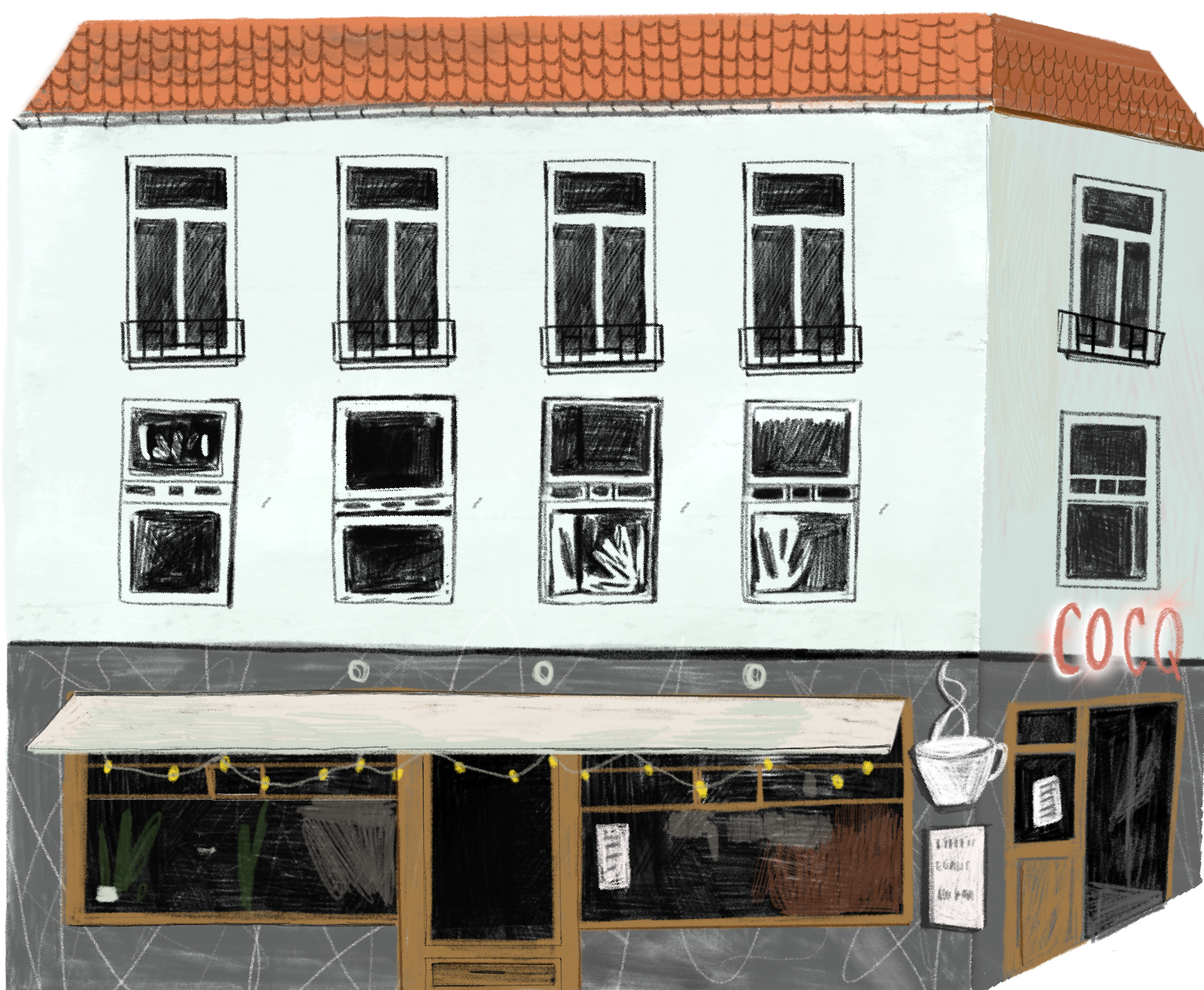Le ( Frit ) Cocq  -  Ixelles Bruxelles
